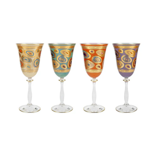 Vietri Regalia Wine Glasses