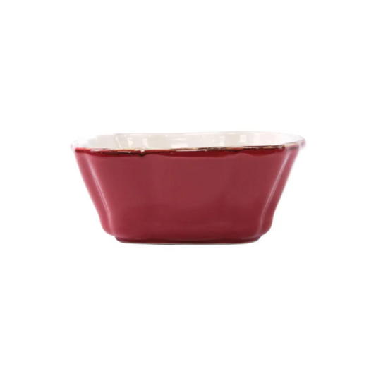 Vietri Red Small Square Baker