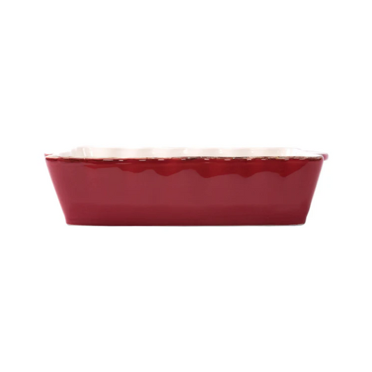 Vietri Red Large Rectangular Baker