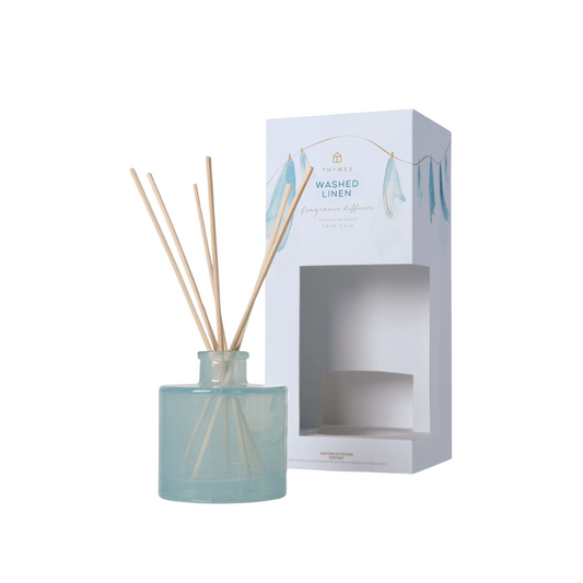 Thymes Washed Linen Petite Diffuser