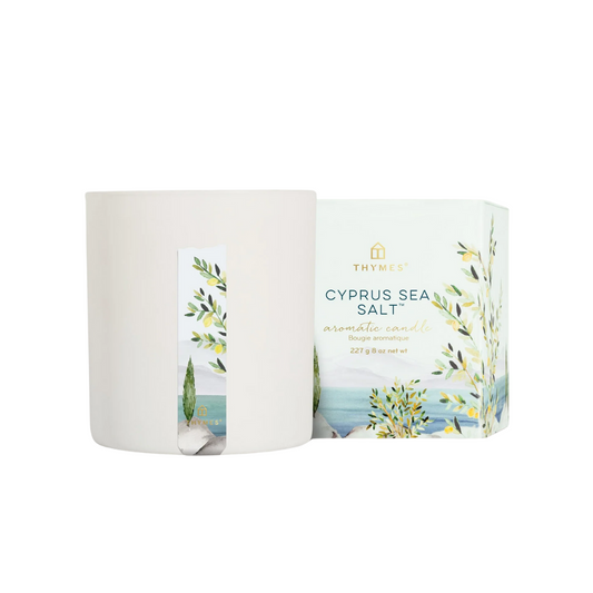 Thymes Cyprus Sea Salt Poured Candle