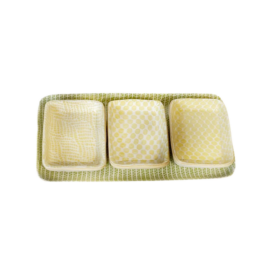 Terrafirma Ceramics Tasting Trio Butter Rectangle Dips