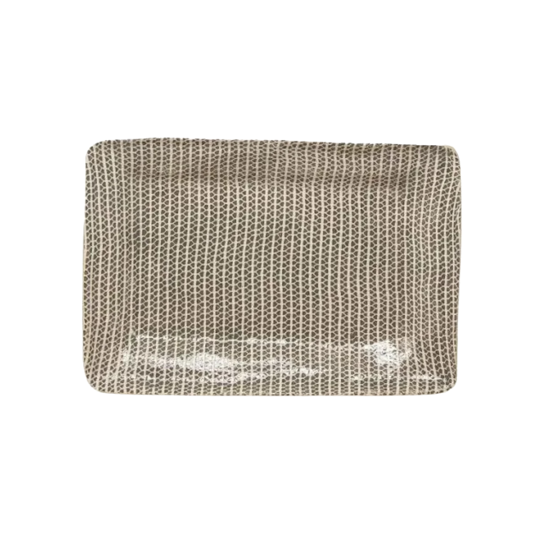 Terrafirma Ceramics Medium Party Platter - Strata Mocha