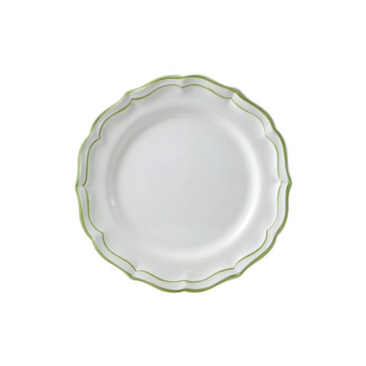 Gien Filet Green Dessert Plate