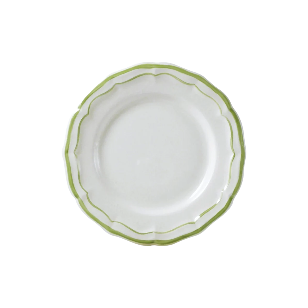 Gien Filet Green Dinner Plate