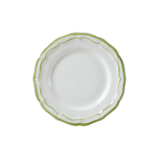 Gien Filet Green Dinner Plate