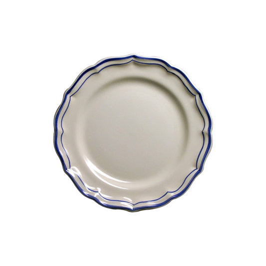 Gien Filet Bleu Dessert Plate
