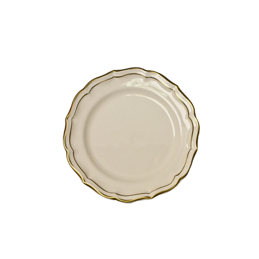 Gien Filet Gold Dessert/Salad Plate