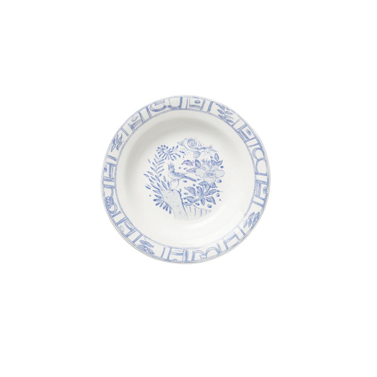 Gien Oiseau Bleu Rim Soup