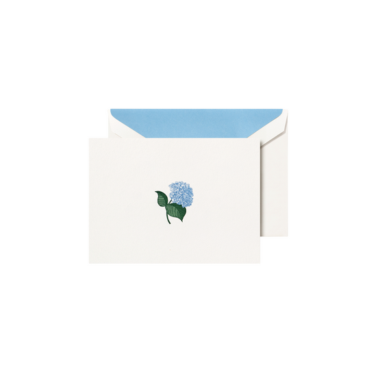 Blue Hydrangea Note