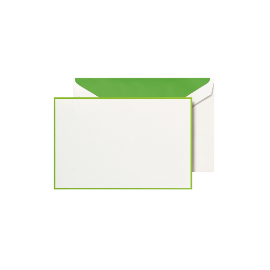 Spring Green Bordered Card