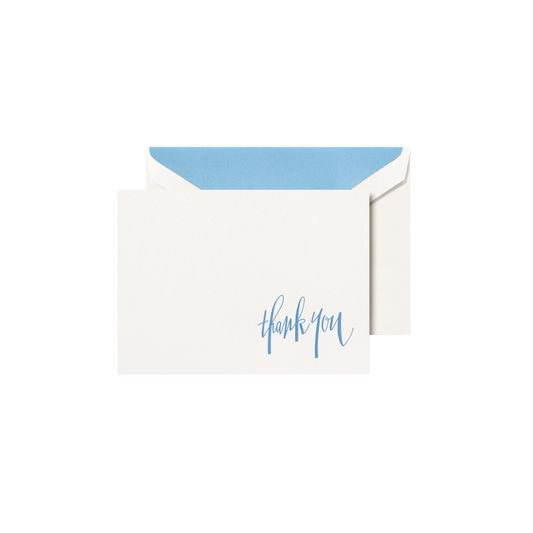 Newport Blue Thank You Note