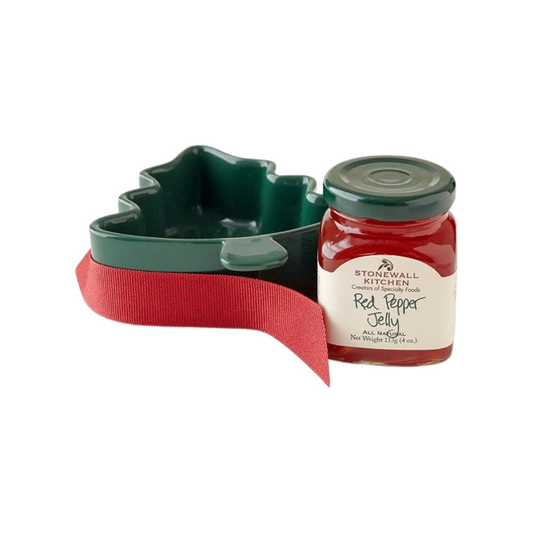 Stonewall Kitchen Red Pepper Jelly Tree Ramekin