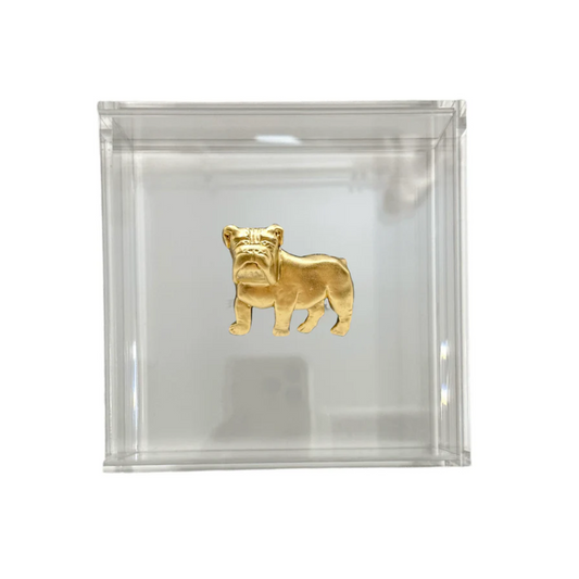 Southern Tribute Big Bulldog Cocktail Napkin Box