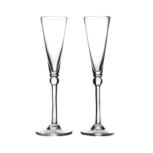 Simon Pearce Hartland Flutes in Gift Box