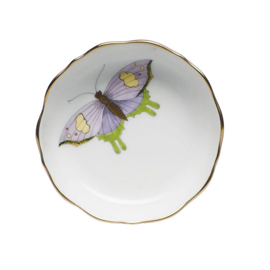 Herend Mini Scalloped Dish - Butterfly
