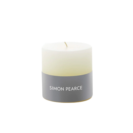 Simon Pearce Ivory Pillar Candle - 3x3