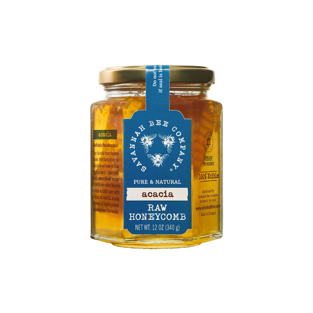 Savannah Bee Company Honey Comb Hex Jar
