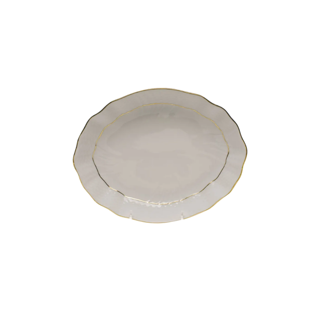Herend Golden Edge Oval Dish