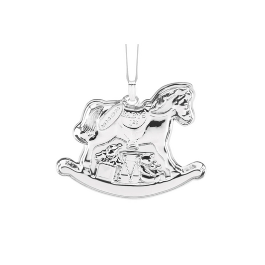 Reed & Barton Rocking Horse Sterling Ornament 2023