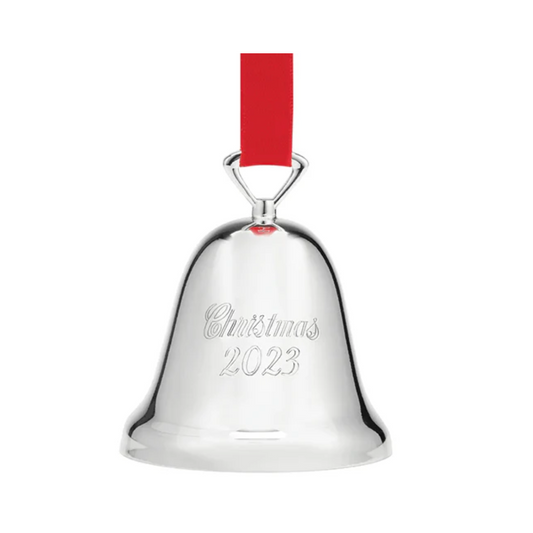 Reed & Barton 2023 Christmas Bell Silverplate Ornament