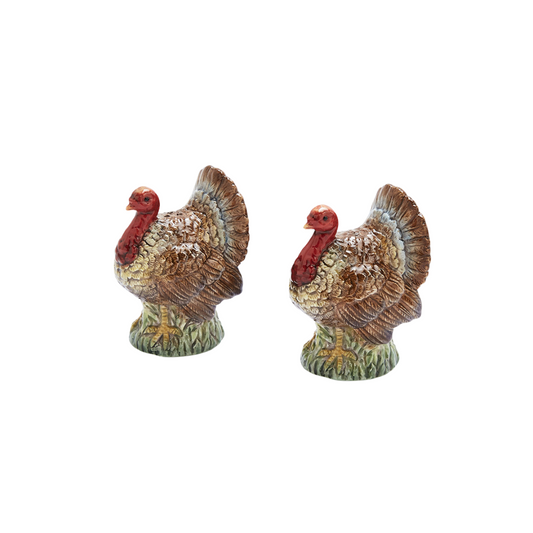 Spode Woodland Turkey Salt & Pepper