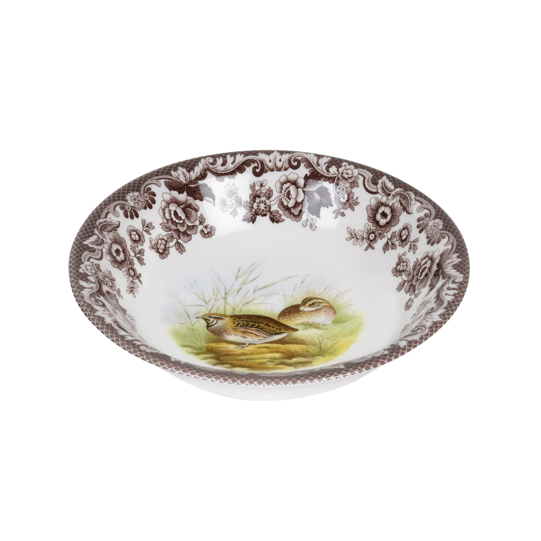 Spode Ascot Quail Cereal Bowl 8"