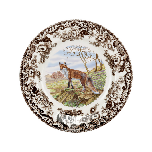 Spode Woodland Dinner Plate 10.5" Red Fox