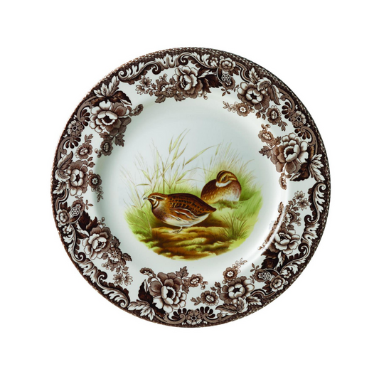 Spode Woodland Dinner Plate 10.5" Quail