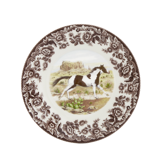 Spode Woodland Dinner Plate 10.5" Paint