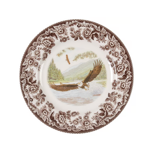 Spode Woodland Birds of Prey Eagle Salad Plate