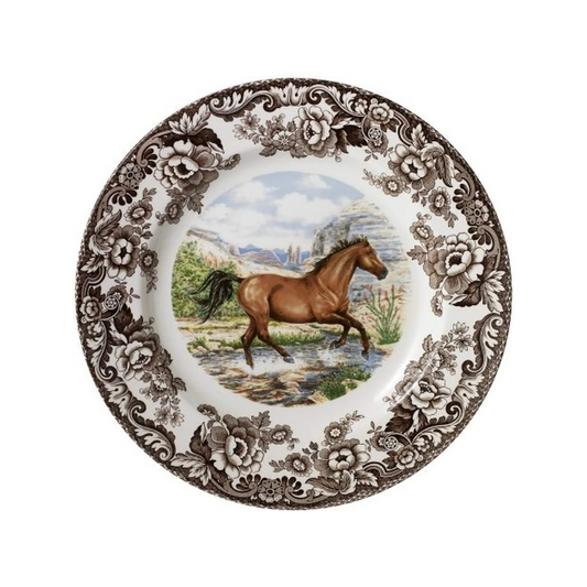 Spode Woodland Dinner Plate 10.5" American Quarter Horse