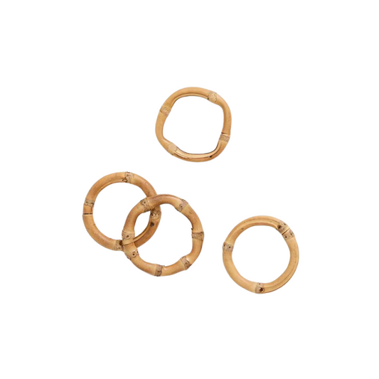 Pomegranate Round Bamboo Napkin Ring