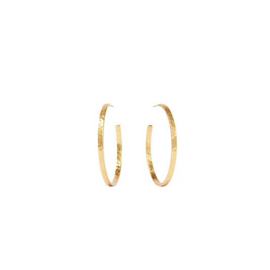 Julie Vos Crescent Hoop - L