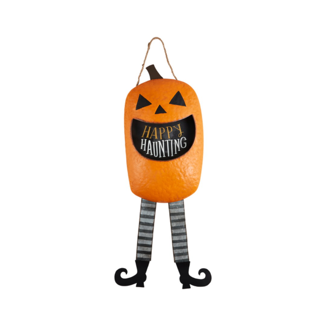 Jack-O-Lantern Candy Door Hanger