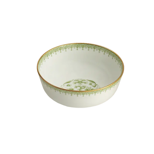 Mottahedeh Apple Green Lace Dessert Bowl