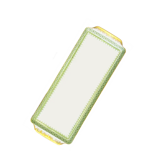 Mottahedeh Apple Green Lace Sandwich Tray