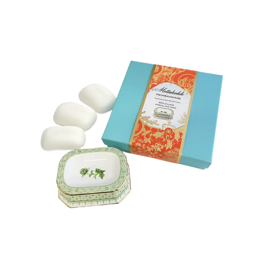 Mottahedeh Apple Lace Gift Soap Set