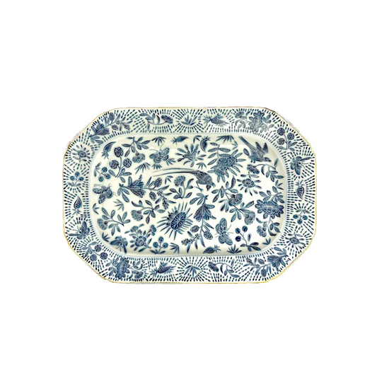 Mottahedeh Sacred Bird & Butterfly Cookie Plate