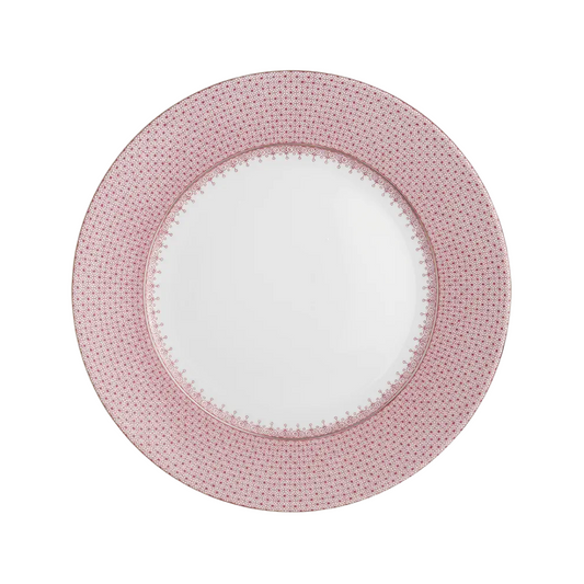 Mottahedeh Pink Lace Service Plate