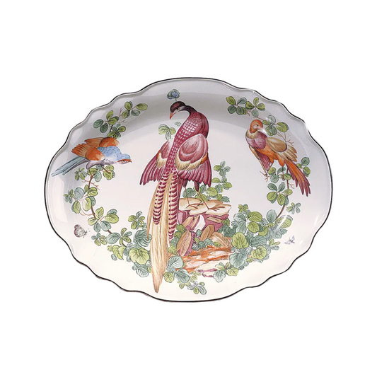 Mottahedeh Chelsea Bird Oval Dish
