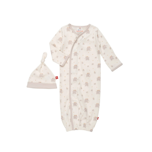 Magnetic Me Little Peanut Gown with Hat Set