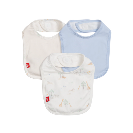 Magnetic Me White Safari Bib Pack