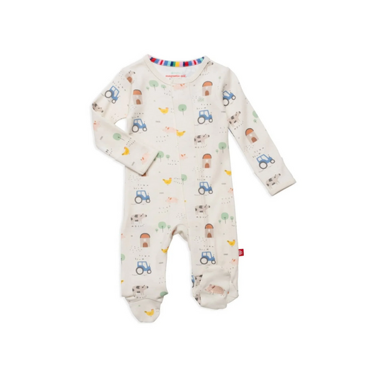 Magnetic Me Pasture Bedtime Organic Magnetic Footie