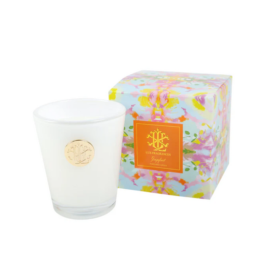 Lux Fragrances Grapefruit Designer Box Candle