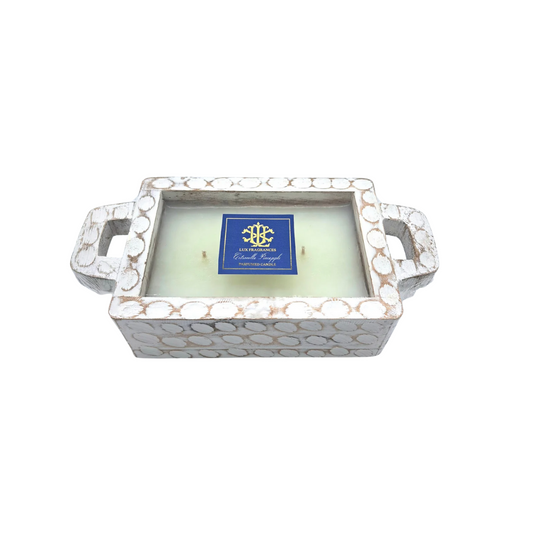 Lux Fragrances Citronella Pineapple Rectangle Candle