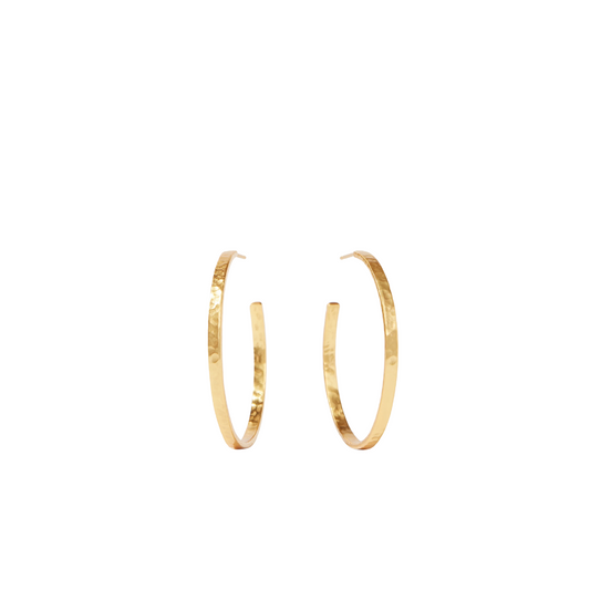 Julie Vos Crescent Hoop - M