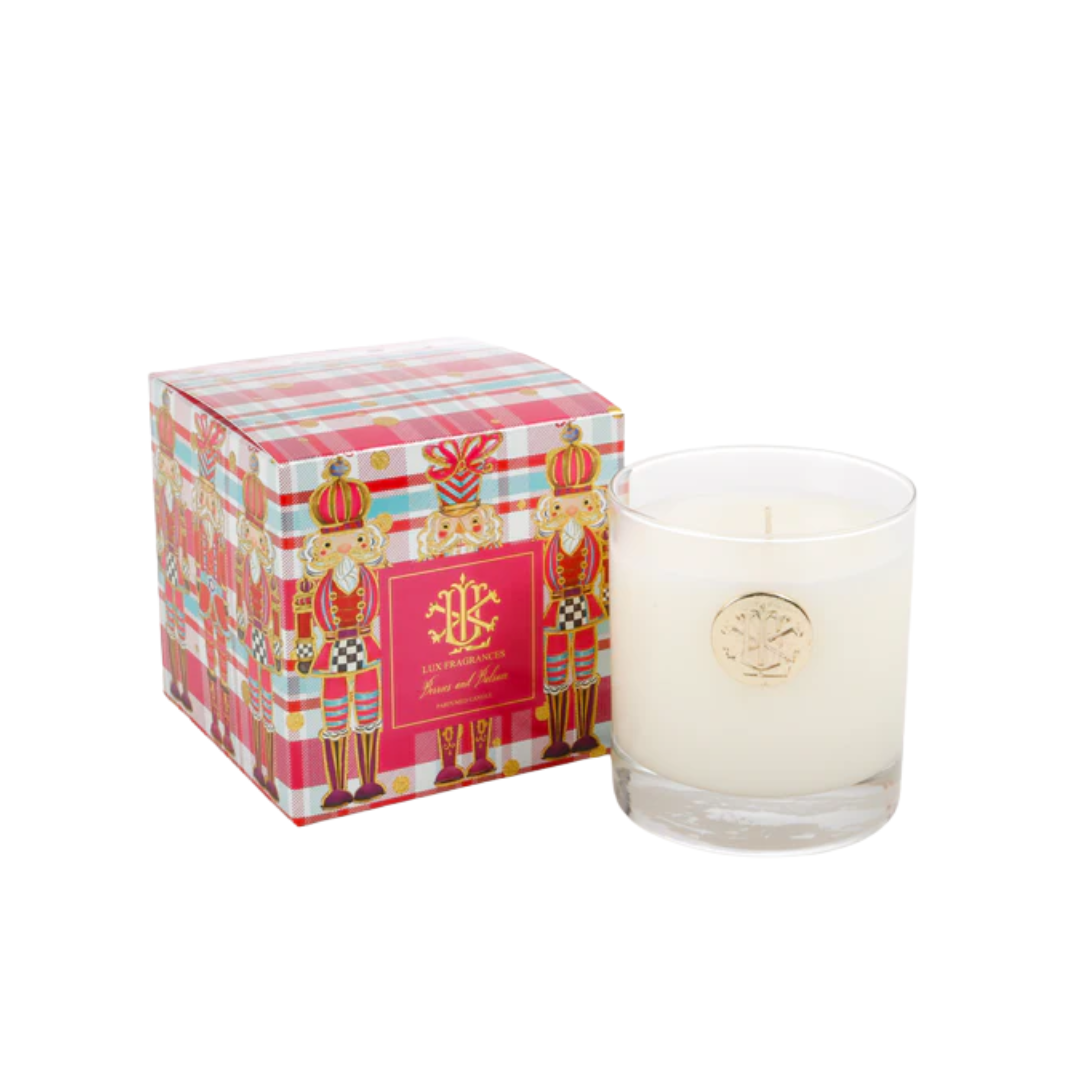 Lux Fragrances Berries & Balsam 8 oz Designer Box Candle