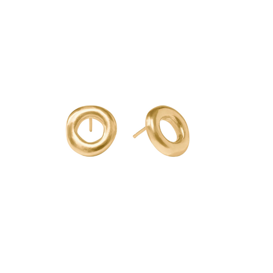 Julie Vos Wave Circle Stud