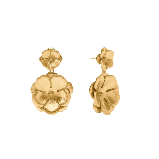 Julie Vos Bloom Statement Earring-OS